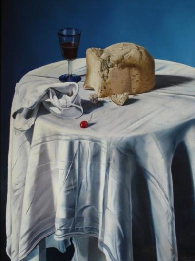 Composition banale avec une serviette qui va tomber
