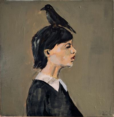 A bird on my head