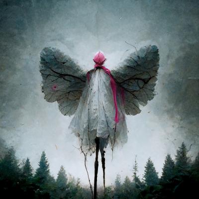 When your thoughts are dark wear a pink scarf