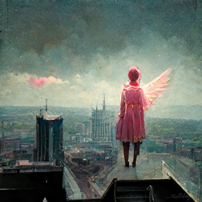 The pink cloud